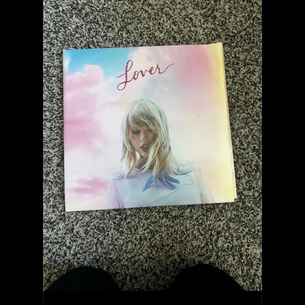 Taylor Swift Lover Vinyl - Pink, Blue, Cream